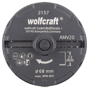 wolfcraft 5474000 - Scie Cloche BIM - Diamètre 68 mm - Multi