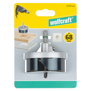 wolfcraft 5474000 - Scie Cloche BIM - Diamètre 68 mm - Multi