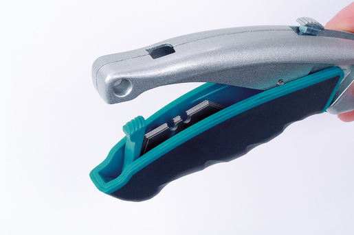 Grabber Couteau utilitaire à lame fixe entièrement en métal pour cloison  sèche – Lame facile à changer, non rétractable (simple)