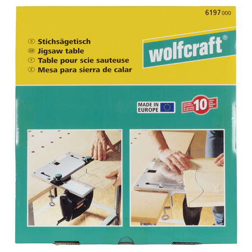 wolfcraft 6197000 - Table de Scie Sauteuse - Pour un Travail Stationnaire  Précis avec la Scie Sauteuse - 4 pièces : : Bricolage
