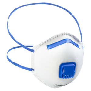 Máscara rígida de protección respiratoria con válvula, FFP2