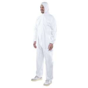 Disposable Coverall with Hood, XXL